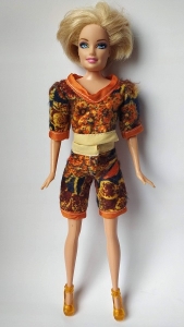 Теплий домашній костюм для ляльки Барбі Листопад Dutunka