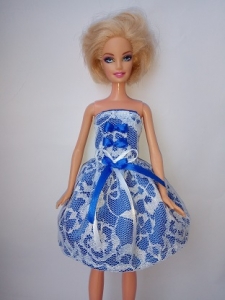 Плаття бальне для ляльки Барбі Ультрафіолет Dutunka