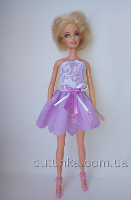 Сукня для ляльки Барбі Фіалкове (немає в наявності) Dutunka