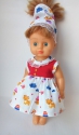 Літній комплект для ляльки з сукнею Маринка (немає) Dutunka
