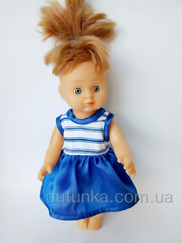 Літнє плаття для лялечки 28 см Морячка Dutunka
