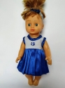 Літнє плаття для лялечки 28 см Морячка Dutunka