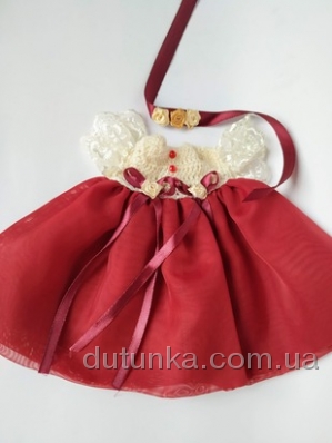 Ошатне плаття для лялечки зростом 28-30 см Казкове (немає) Dutunka