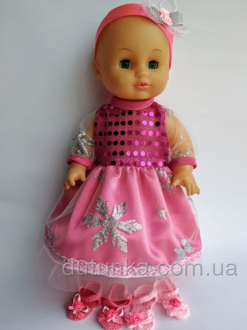 Сукня для пупса 35 см Рожева фея Dutunka