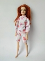 Комплект піжамний для лялечки Барбі Рожеві котики Dutunka