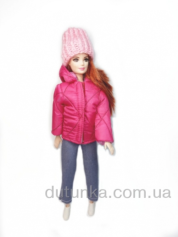Куртка для Барбі Розочка (вибір моделей, відтінків рожевого кольору)  Dutunka