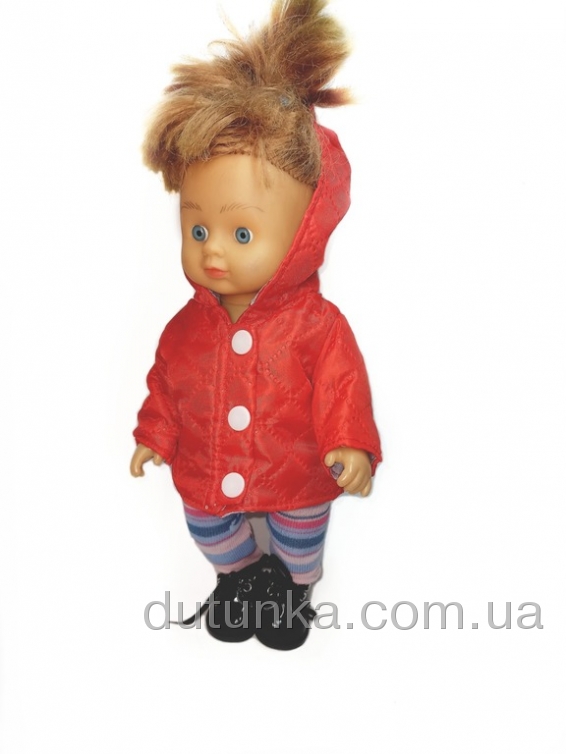 Курточка для лялечки червона Dutunka