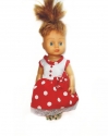 Літнє плаття для лялечки 28 см Горошки Мінні Dutunka