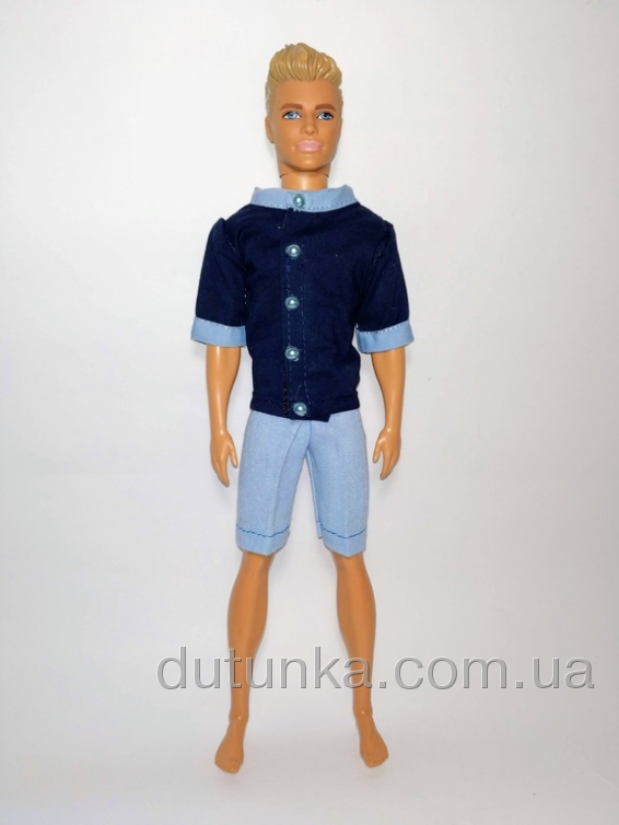 Комплект літнього одягу для Кена - теніска та шорти Dutunka
