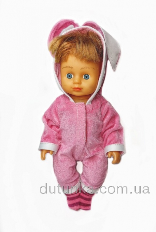 Комбінезон для маленької ляльки Зайчик (кольори) Dutunka