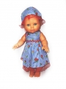 Літнє плаття з капелюшком для ляльки 32 см Dutunka