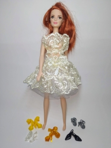 Плаття бальне для ляльки Барбі Ніжне Dutunka