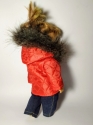 Куртка з капюшоном для лялечки 28 см Полум´я Dutunka