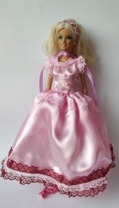 Бальне плаття для ляльки Барбі Рожеве (немає в наявності) Dutunka