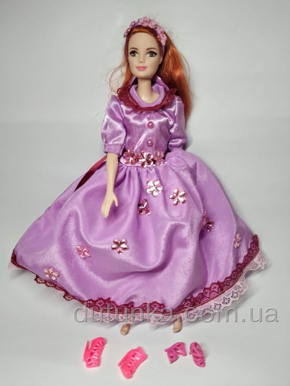 Бальне плаття для ляльки Барбі Квіткова фея  Dutunka