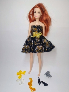 Сукня для ляльки Барбі Зоряна ніч   Dutunka